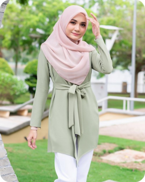 PRINCELLA BLOUSE - APPLE GREEN