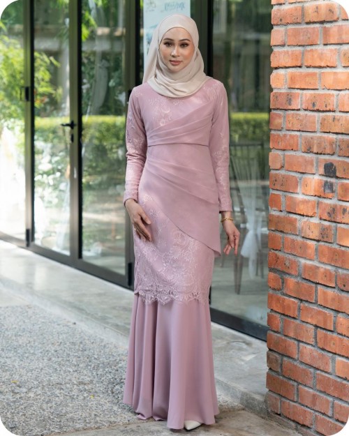 DELUNA KURUNG - BLUSH PINK