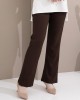 CHLOE PANTS - DARK BROWN