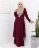 CITRAKIRANA KURUNG - DARK MAROON