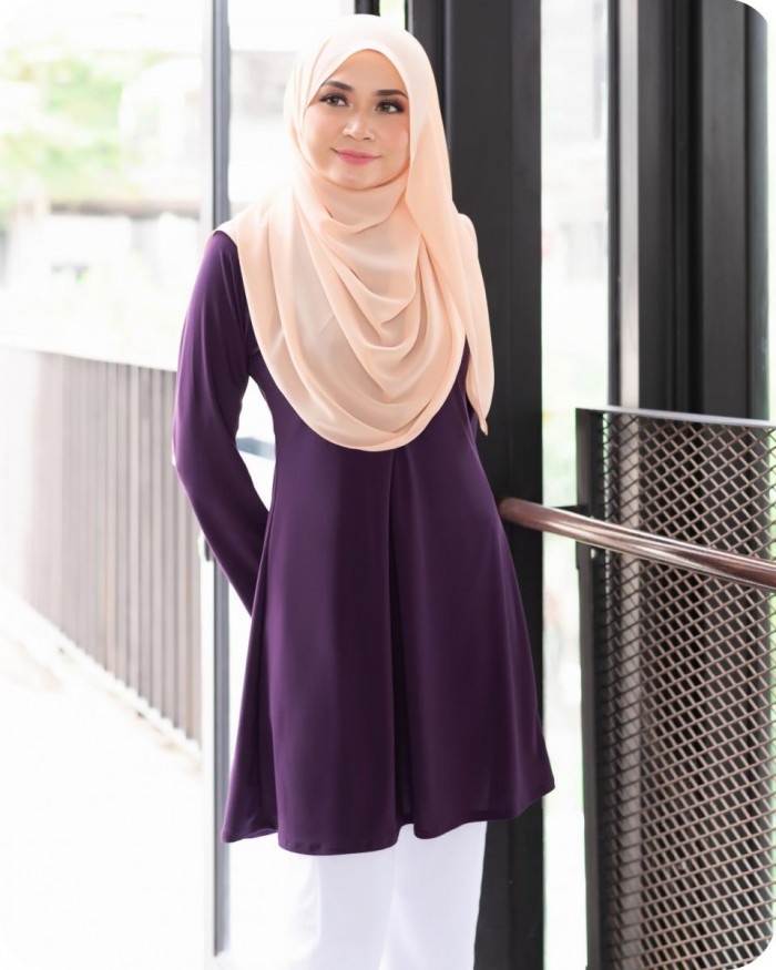 HELENA BLOUSE - DARK PURPLE