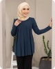 ADELINE BLOUSE - DENIM BLUE