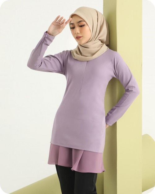 BELINDA BLOUSE - DUSTY PURPLE