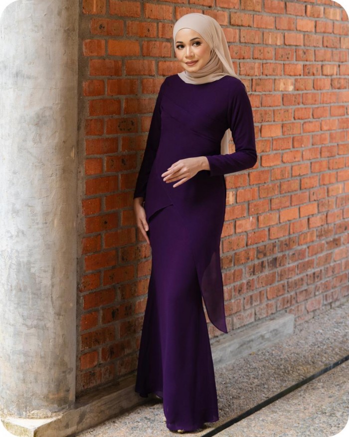 CATHELYN KURUNG - DARK PURPLE