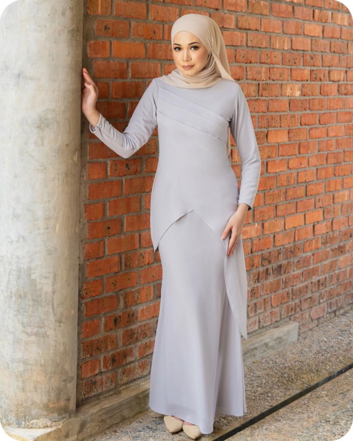 CATHELYN KURUNG - LIGHT GREY