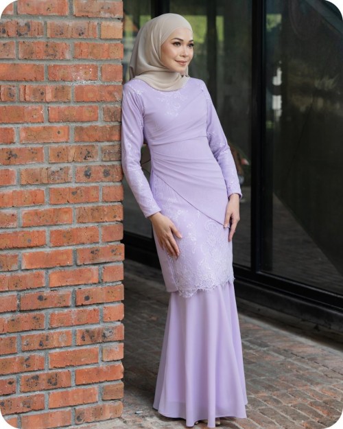 DELUNA KURUNG - LILAC PURPLE