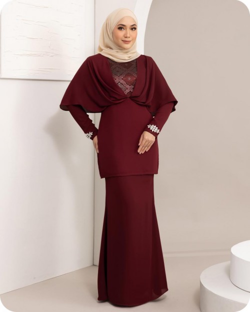 MARSYANDA KURUNG - DARK MAROON