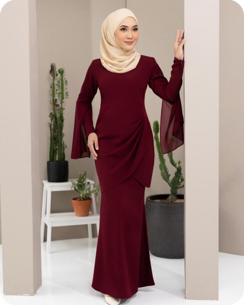 CALLISTA KURUNG - DARK MAROON