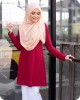 HELENA BLOUSE - MAROON