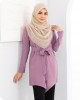 PRINCELLA BLOUSE - MAUVE PURPLE