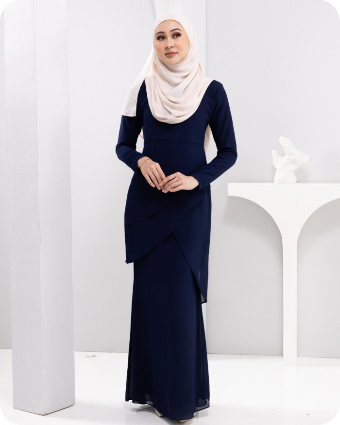 AIRENE KURUNG - NAVY BLUE