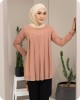 ADELINE BLOUSE - CORAL PEACH