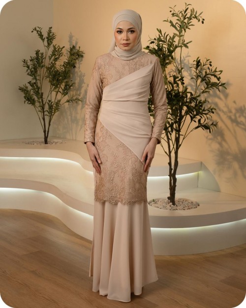 DELUNA KURUNG - BEIGE