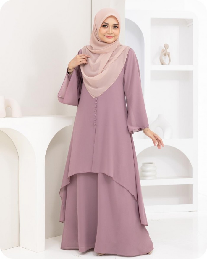 DHANEYA KAFTAN - RASPBERRY GLACE